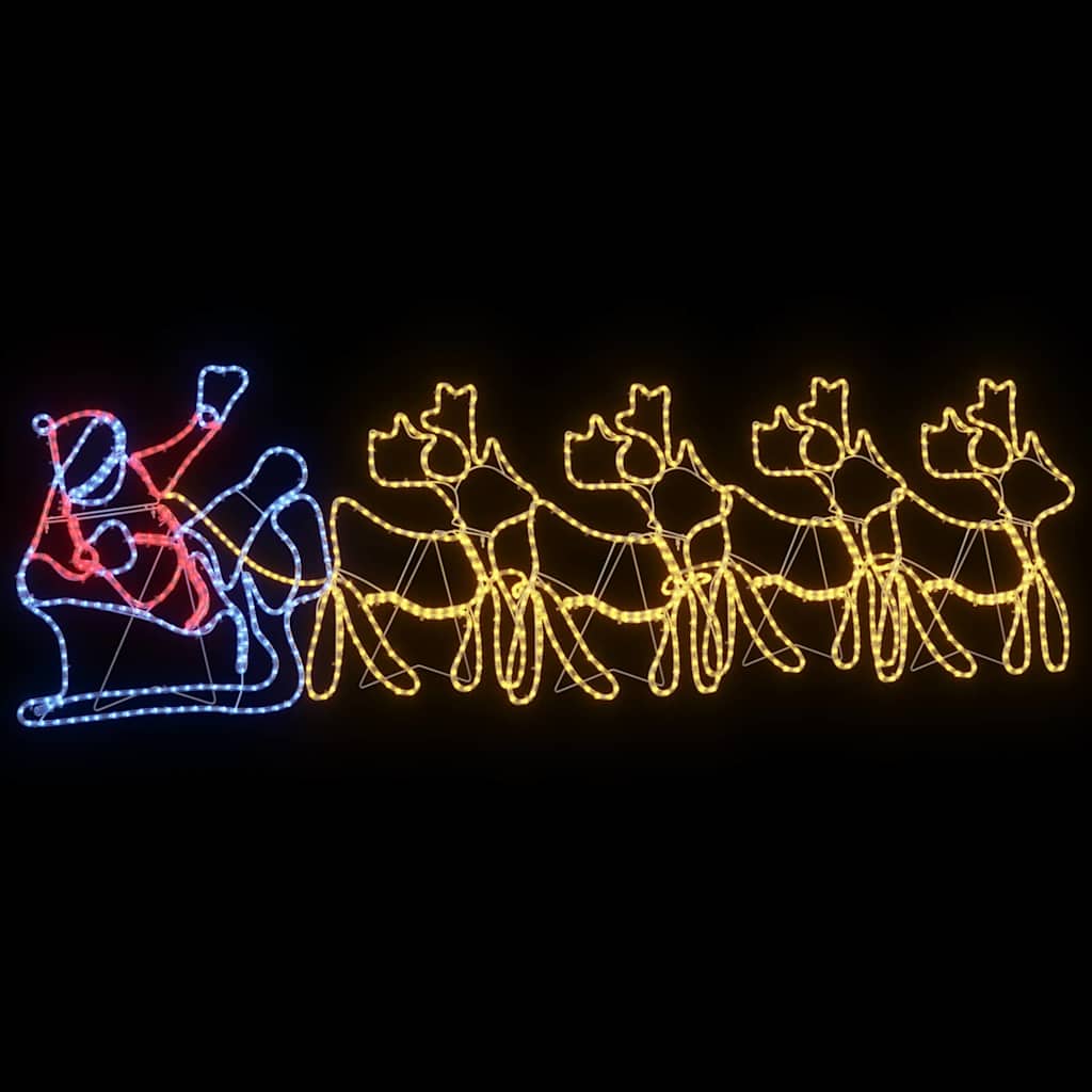 Božićna dekoracija s 1224 LED svjetlima Šareni 69 x 79 cm PVC
