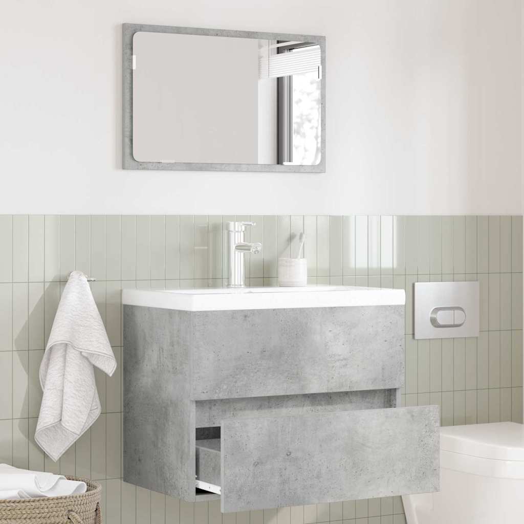 Set namještaja za kupaonicu Betonski sivi 60 x 38,3 x 45 cm