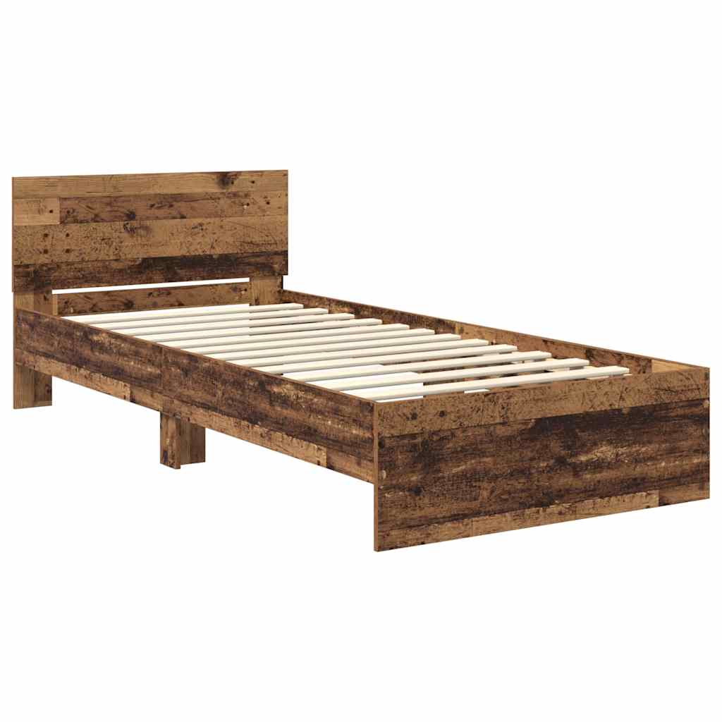 Krevetna konstrukcija Staro drvo 90 x 190 cm Konstruirano drvo