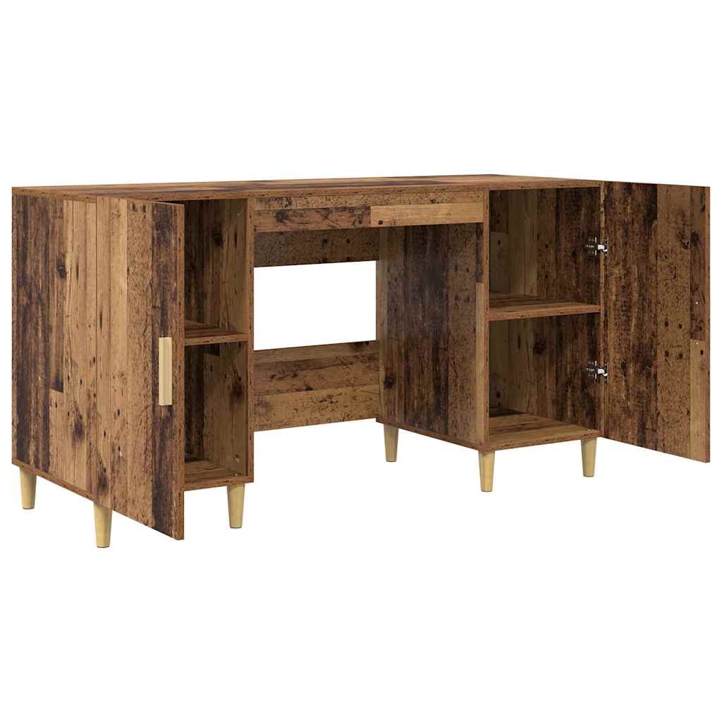 Stol s policom Staro drvo 140 x 50 x 75 cm Konstruirano drvo