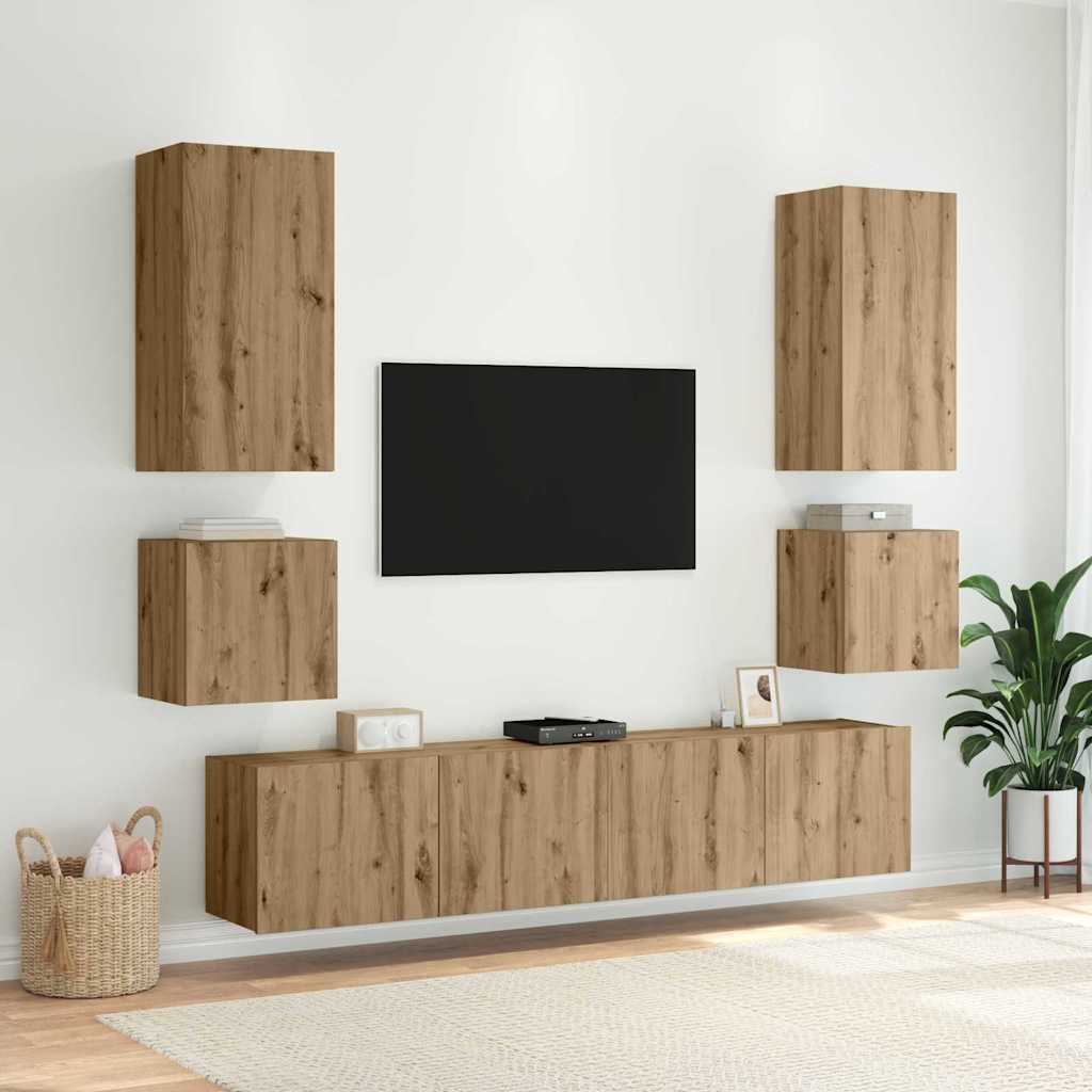 TV zidni ormar Zidne Umjetnički hrast 100 x 35 x 41 cm