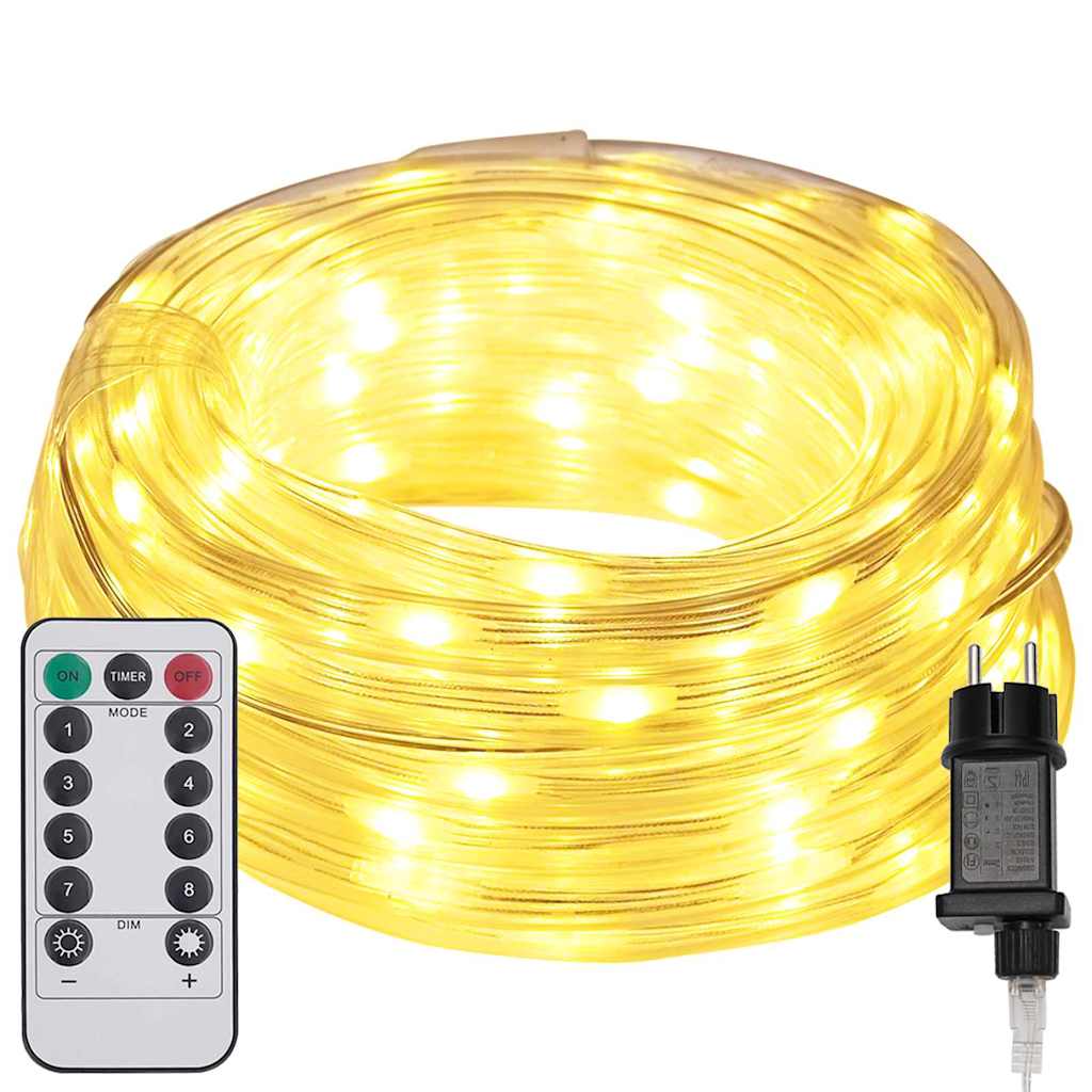Svjetlosna uže s 240 LED svjetlima Topla bijela 10 m PVC