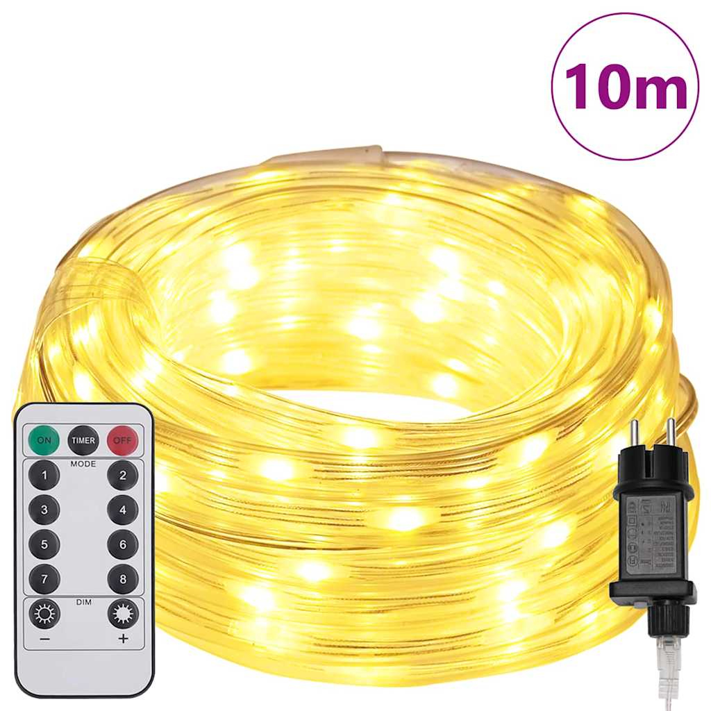 Svjetlosna uže s 240 LED svjetlima Topla bijela 10 m PVC
