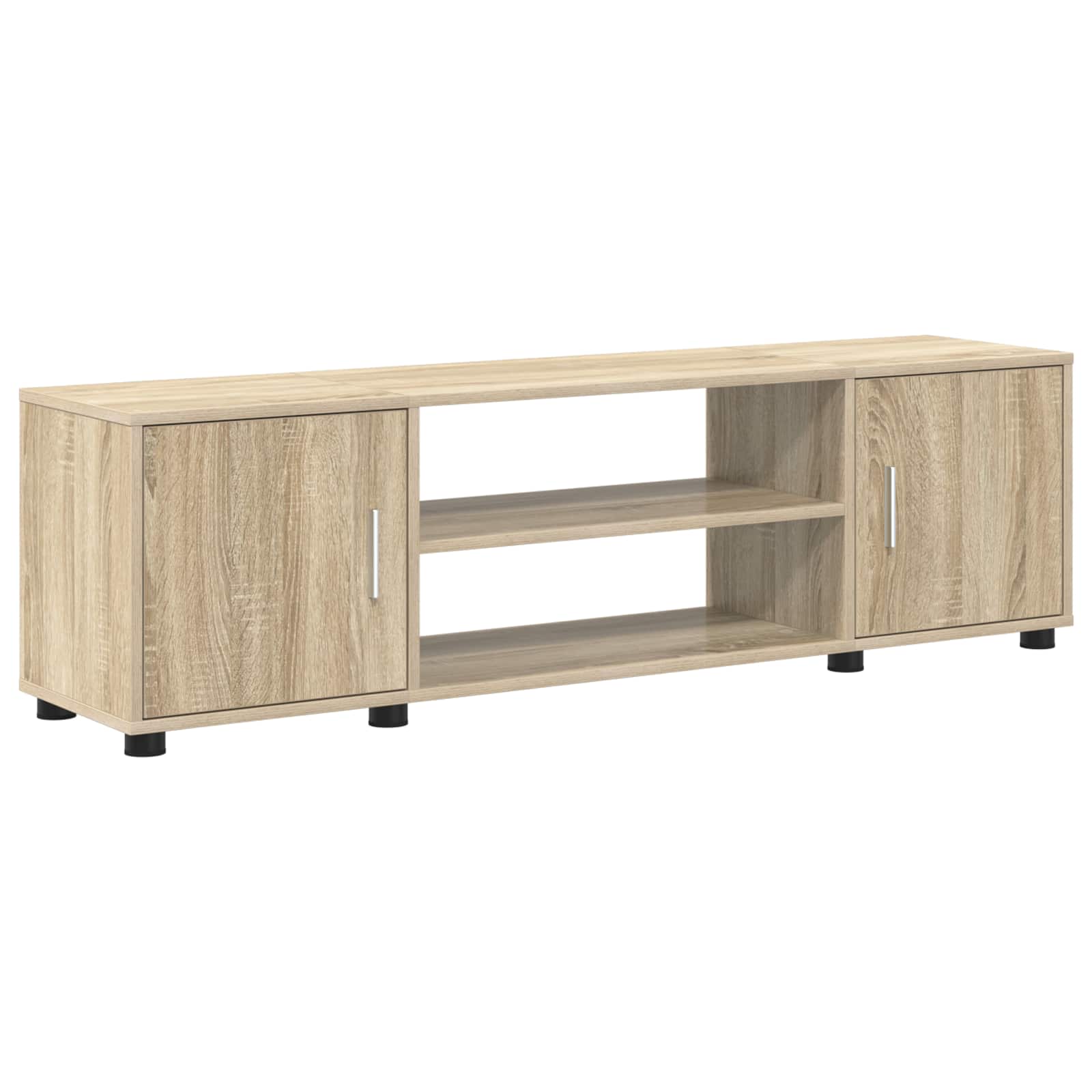Set TV komoda Zidne 4 pcs Sonoma hrast Konstruirano drvo