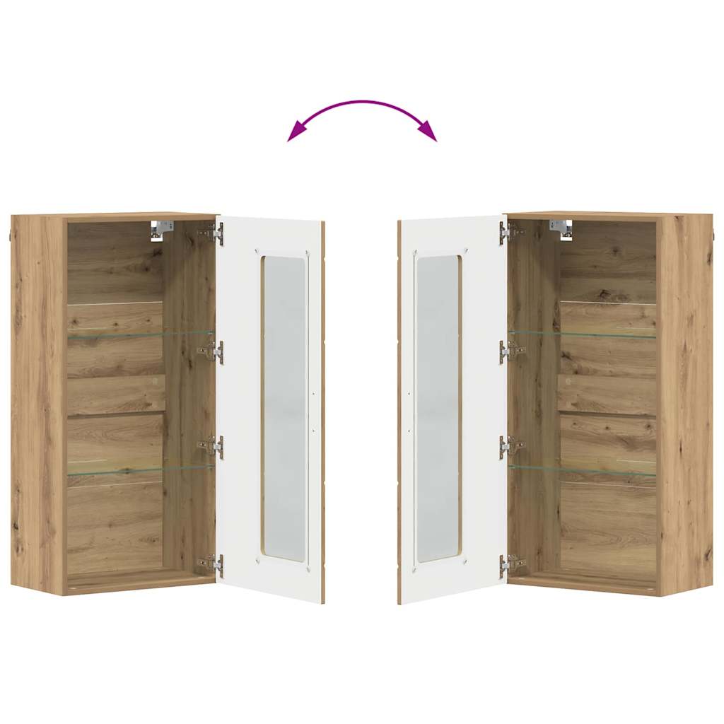 Set TV komoda FLORIN 3 pcs Umjetnički hrast Konstruirano drvo