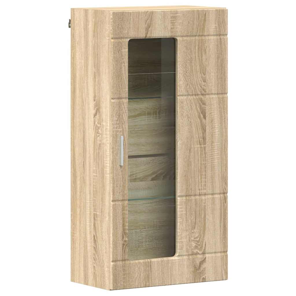 Set TV komoda Zidne FLORIN 3 pcs Sonoma hrast Konstruirano drvo