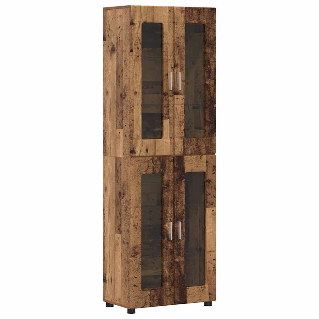 Set TV komoda Zidne FLORIN 3 pcs Staro drvo Konstruirano drvo
