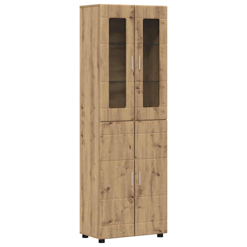 Set TV komoda FLORIN 3 pcs Umjetnički hrast Konstruirano drvo