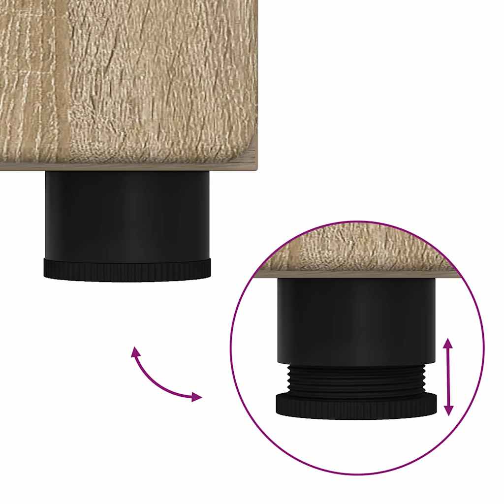 Set TV komoda FLORIN 3 pcs Sonoma hrast Konstruirano drvo