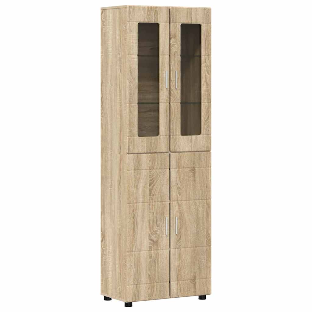Set TV komoda FLORIN 3 pcs Sonoma hrast Konstruirano drvo