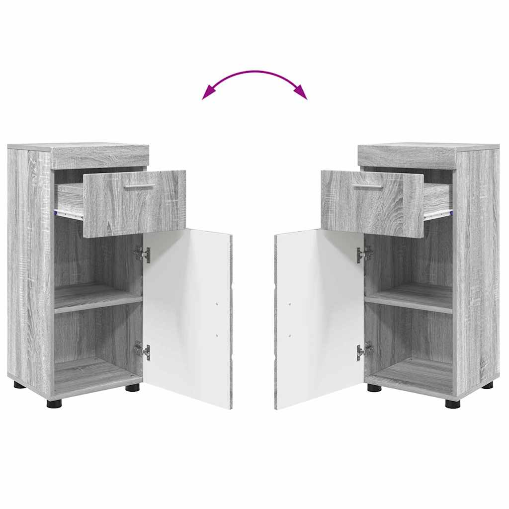 Set namještaja za kupaonicu TULUM 5 pcs Siva Sonoma