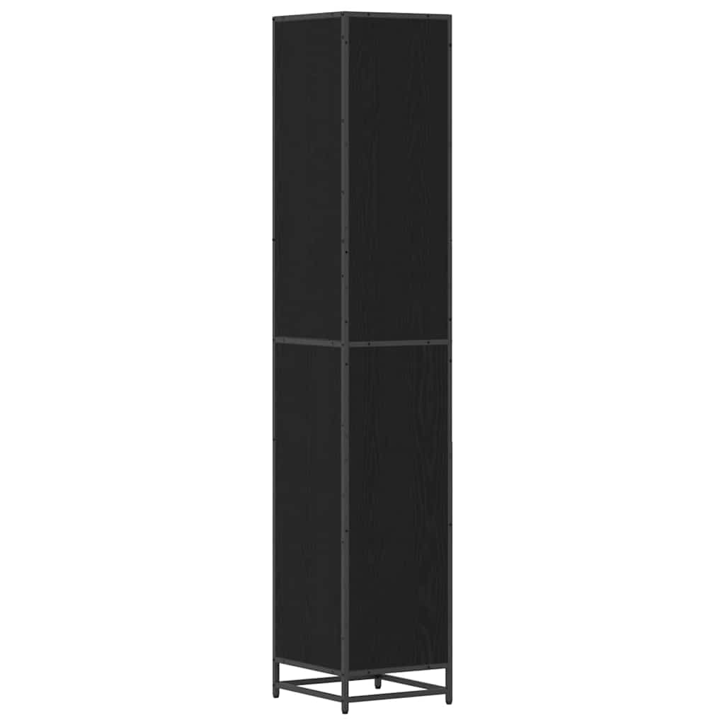 Set namještaja za kupaonicu Crni hrast 35 x 37,5 x 188,5 cm