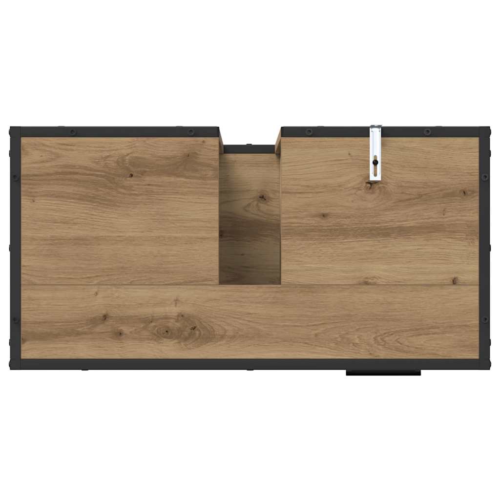 Set namještaja za kupaonicu s ladicama 4 pcs Umjetnički hrast