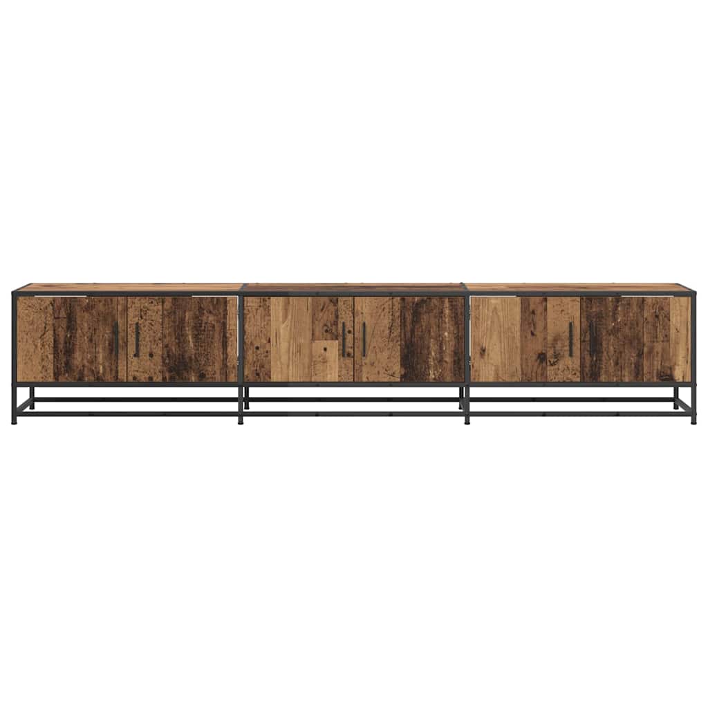 TV Jedinice 2 pcs Staro drvo 210 x 35 x 41 cm Konstruirano drvo