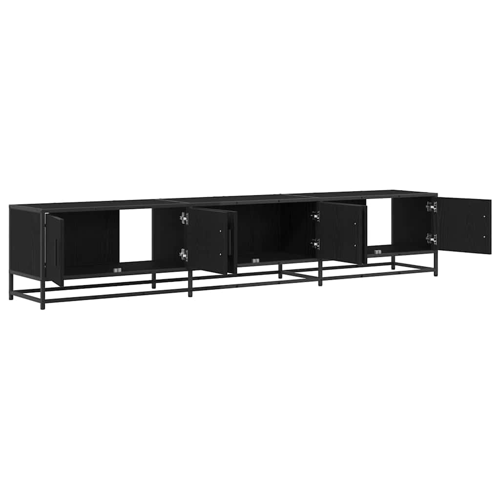 TV Jedinice 2 pcs Crni hrast 210 x 35 x 41 cm Konstruirano drvo