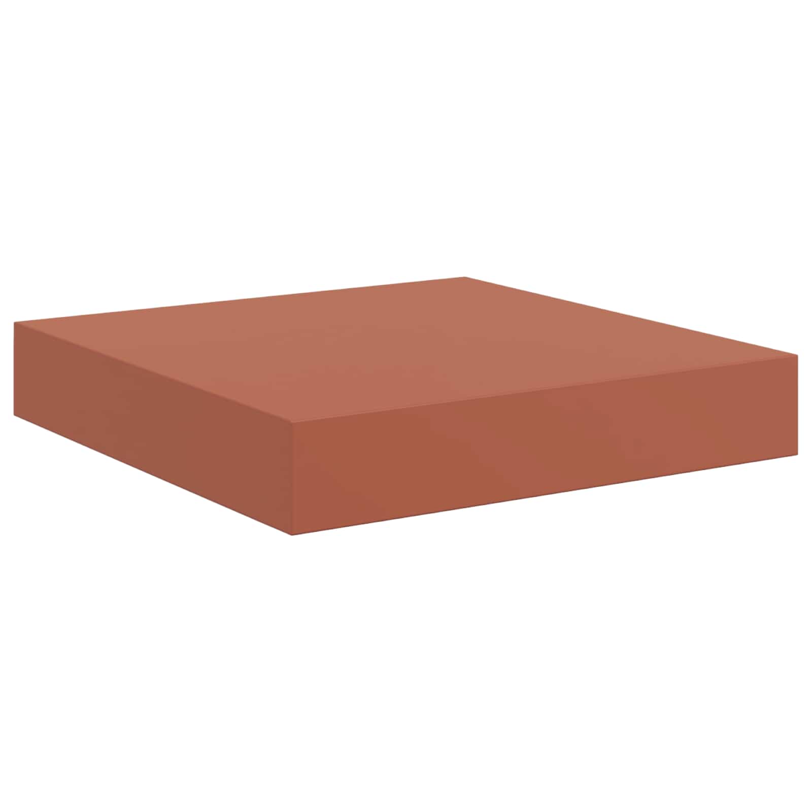 Polica na zidu 4 pcs Crvena 23 x 23,5 x 4 cm Konstruirano drvo