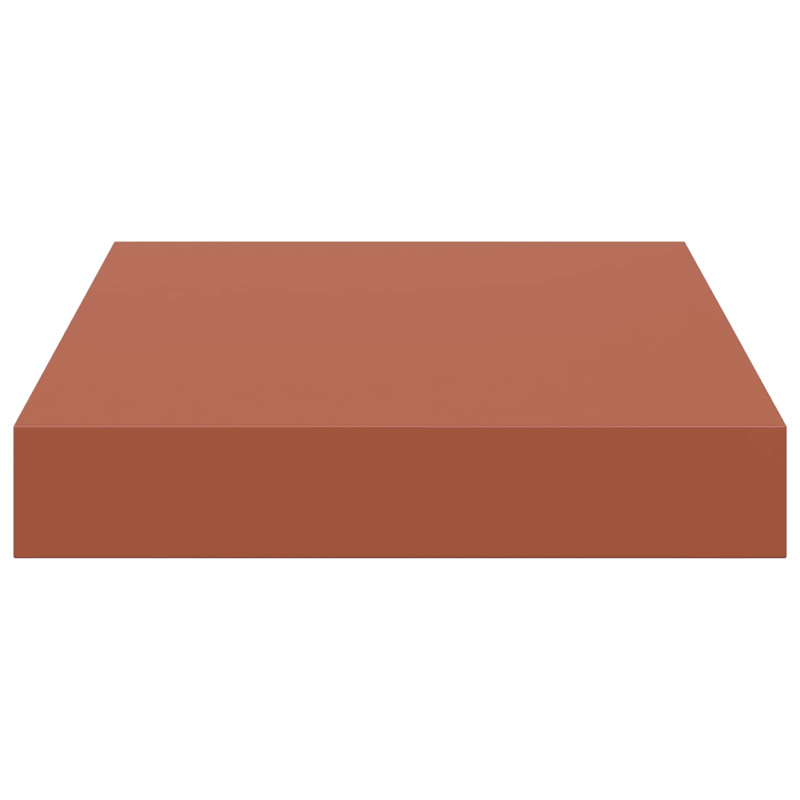 Polica na zidu 4 pcs Crvena 23 x 23,5 x 4 cm Konstruirano drvo