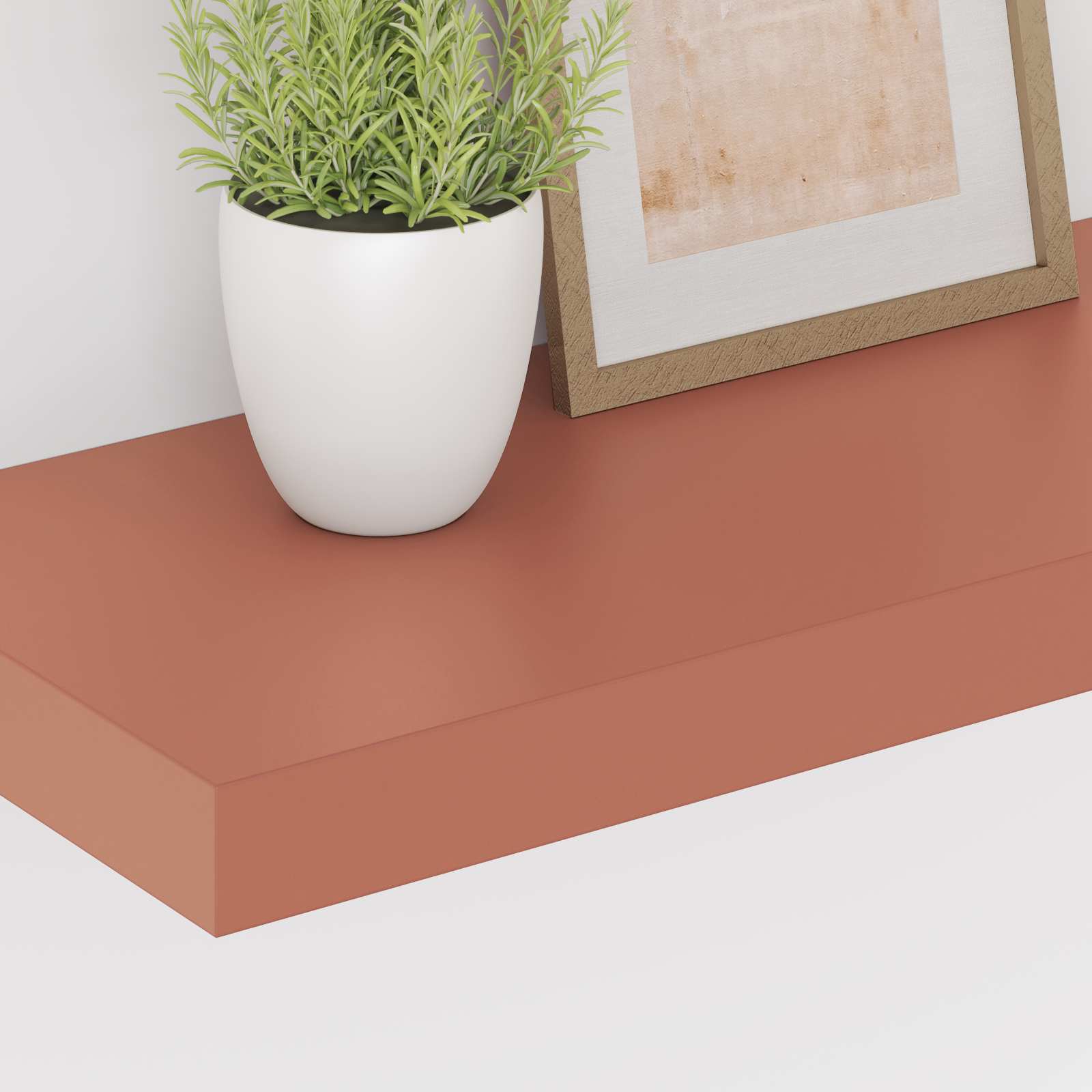 Polica na zidu Zidne Crvena 50 x 23 x 4 cm Konstruirano drvo
