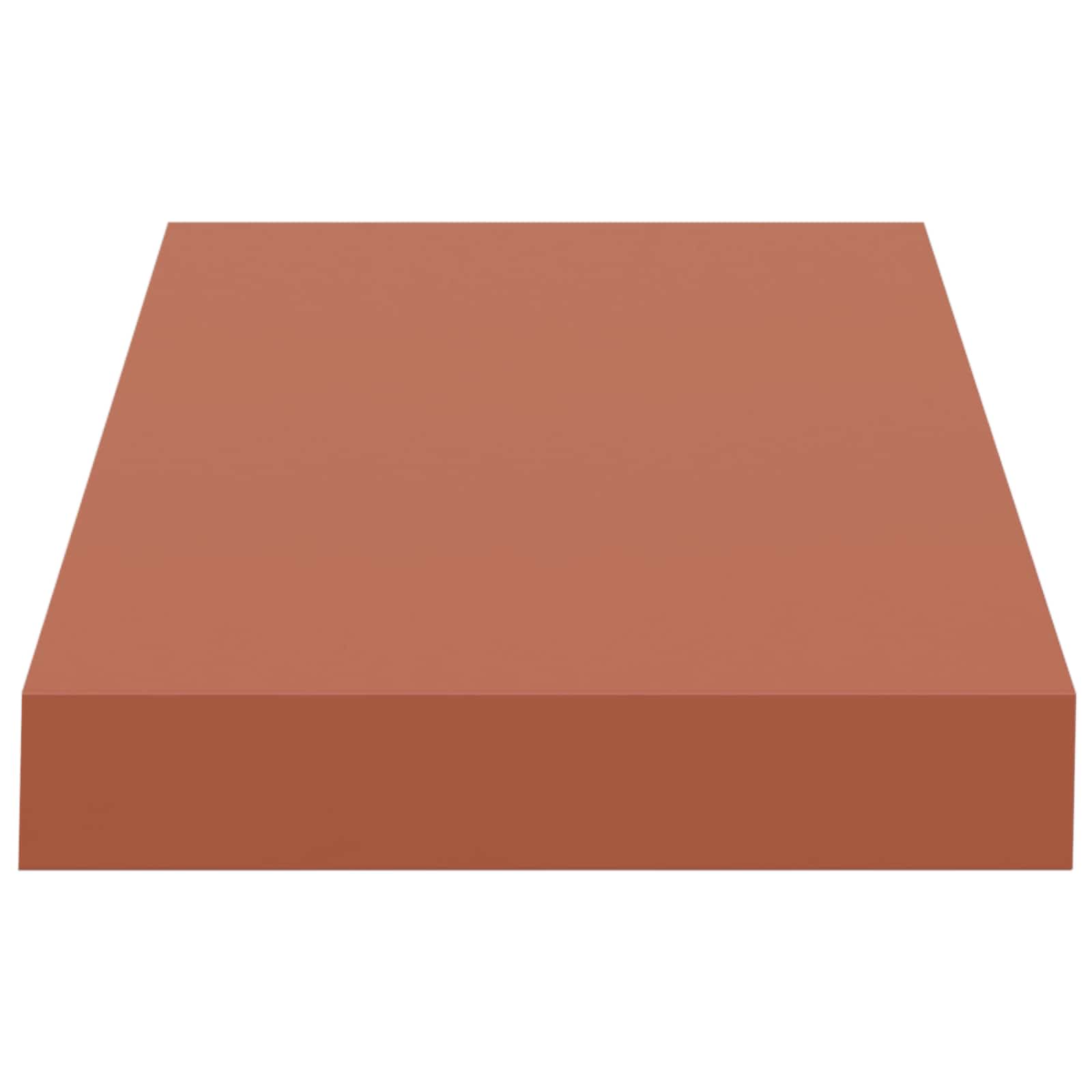 Polica na zidu 2 pcs Crvena 50 x 23 x 4 cm Konstruirano drvo