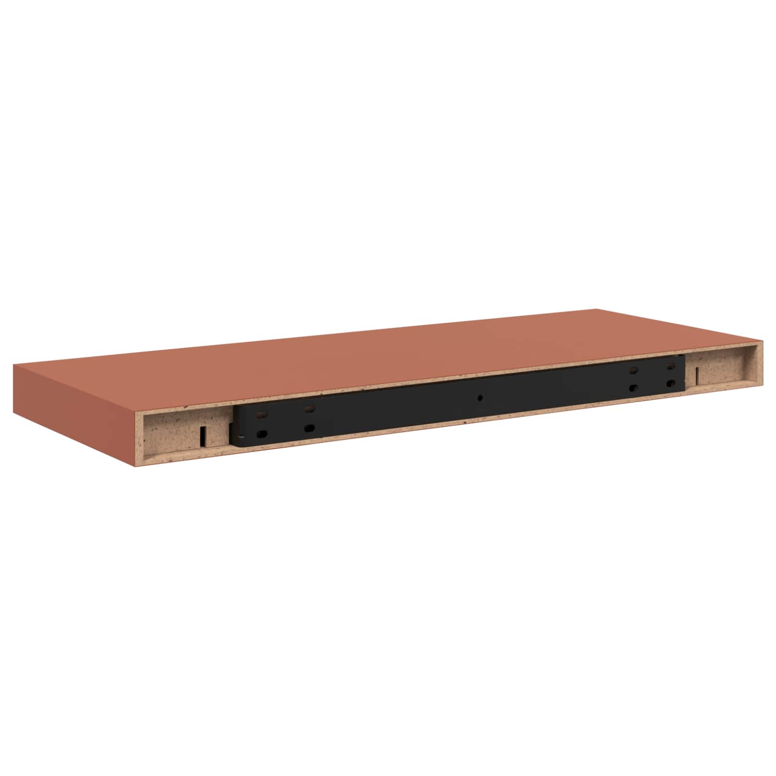 Polica na zidu Zidne Crvena 60 x 23 x 4 cm Konstruirano drvo