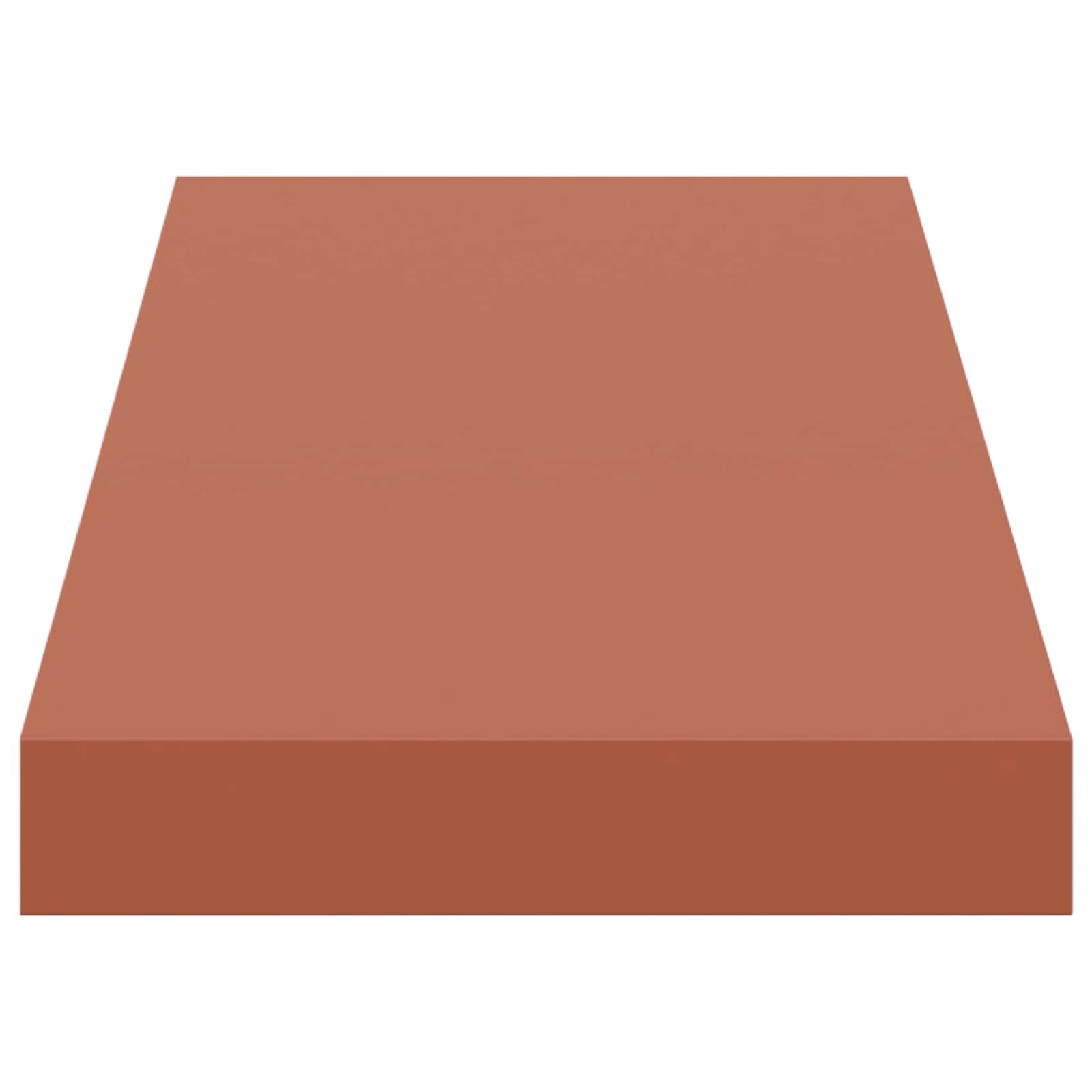 Polica na zidu 2 pcs Crvena 60 x 23 x 4 cm Konstruirano drvo