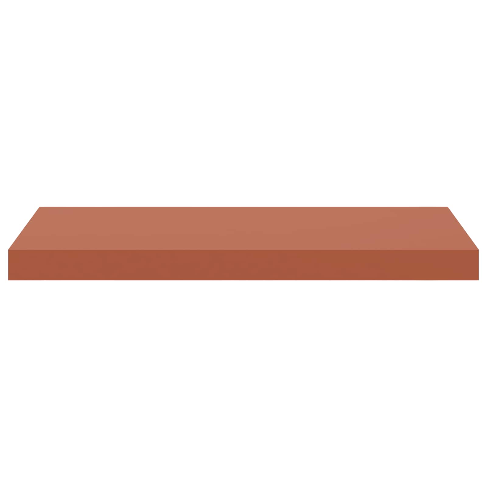 Polica na zidu 4 pcs Crvena 60 x 23 x 4 cm Konstruirano drvo