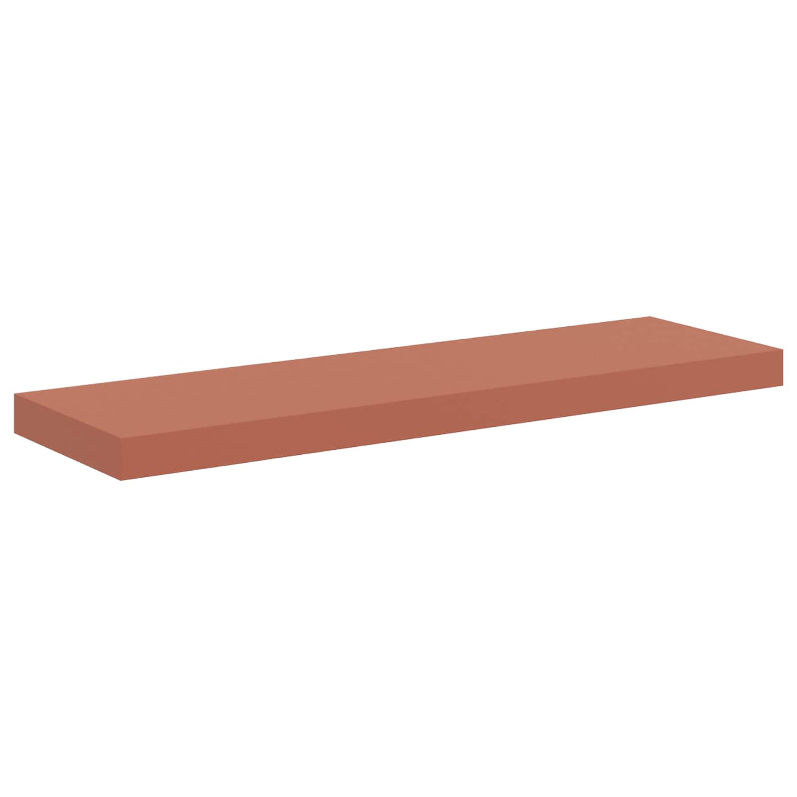 Polica na zidu Zidne Crvena 80 x 23,5 x 4 cm Konstruirano drvo
