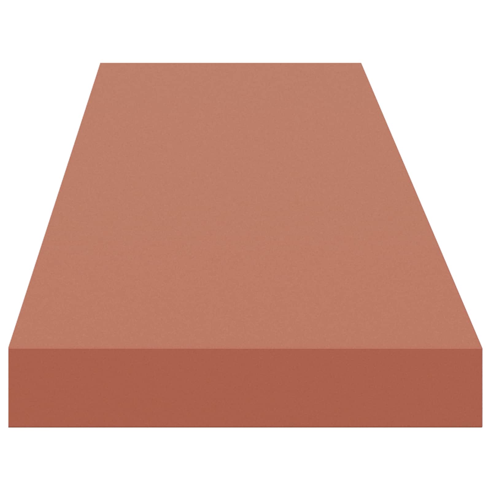 Polica na zidu 2 pcs Crvena 120 x 23,5 x 4 cm Konstruirano drvo