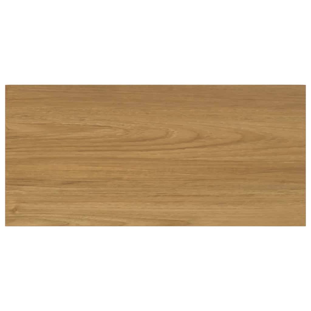 Polica na zidu 2 pcs Smeđa 40 x 23,5 x 4 cm Konstruirano drvo
