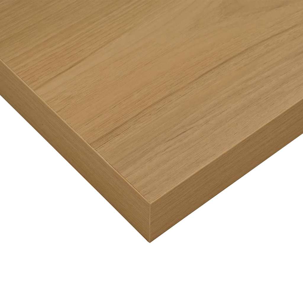 Polica na zidu 2 pcs Smeđa 50 x 23 x 4 cm Konstruirano drvo