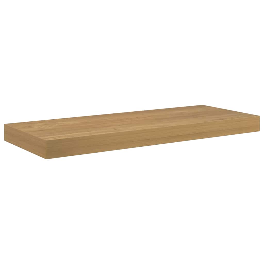 Polica na zidu 2 pcs Smeđa 50 x 23 x 4 cm Konstruirano drvo