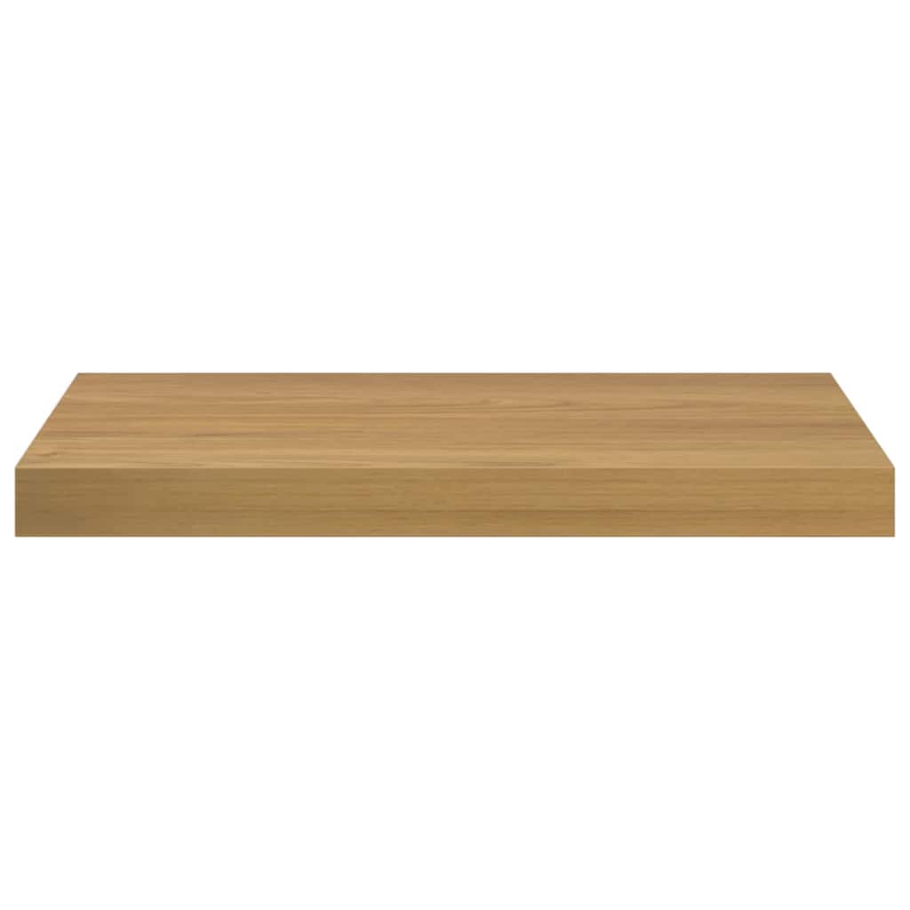 Polica na zidu 2 pcs Smeđa 50 x 23 x 4 cm Konstruirano drvo