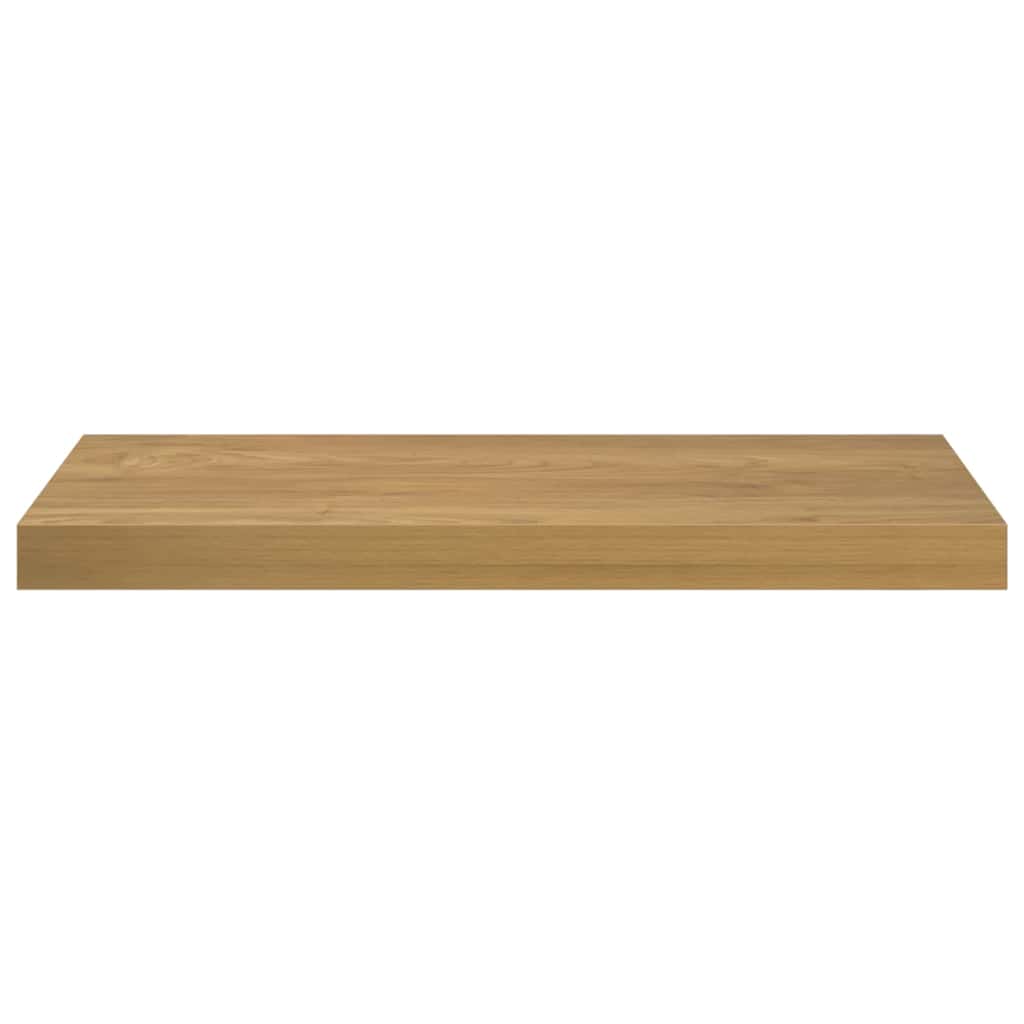 Polica na zidu 2 pcs Smeđa 60 x 23 x 4 cm Konstruirano drvo