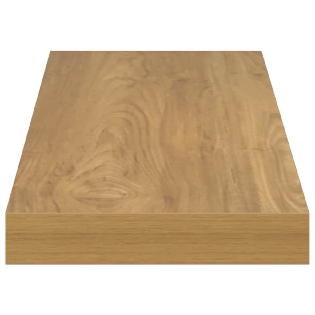 Polica na zidu 4 pcs Smeđa 60 x 23 x 4 cm Konstruirano drvo