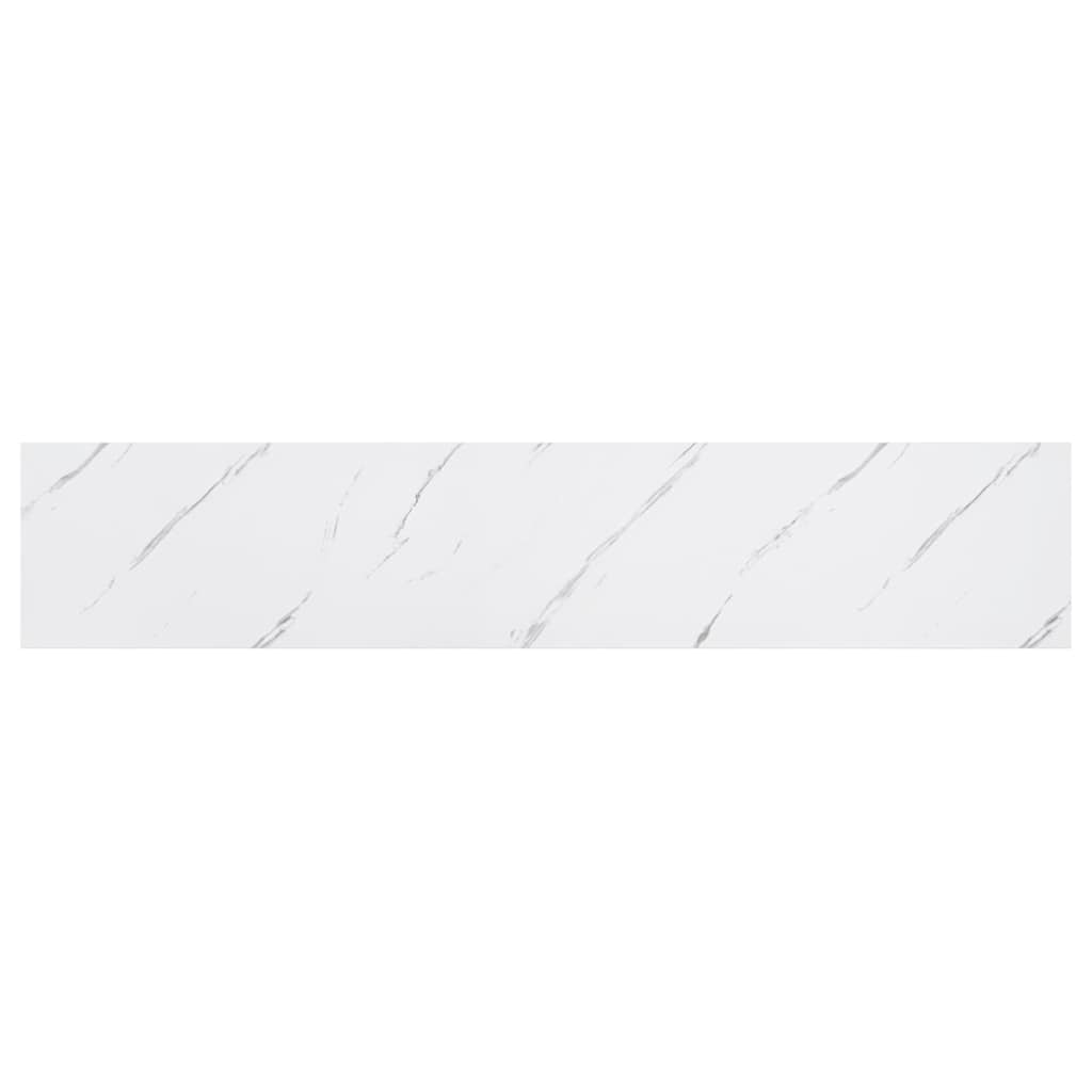 Polica na zidu Zidne 4 pcs Bijeli mramor 120 x 23,5 x 4 cm
