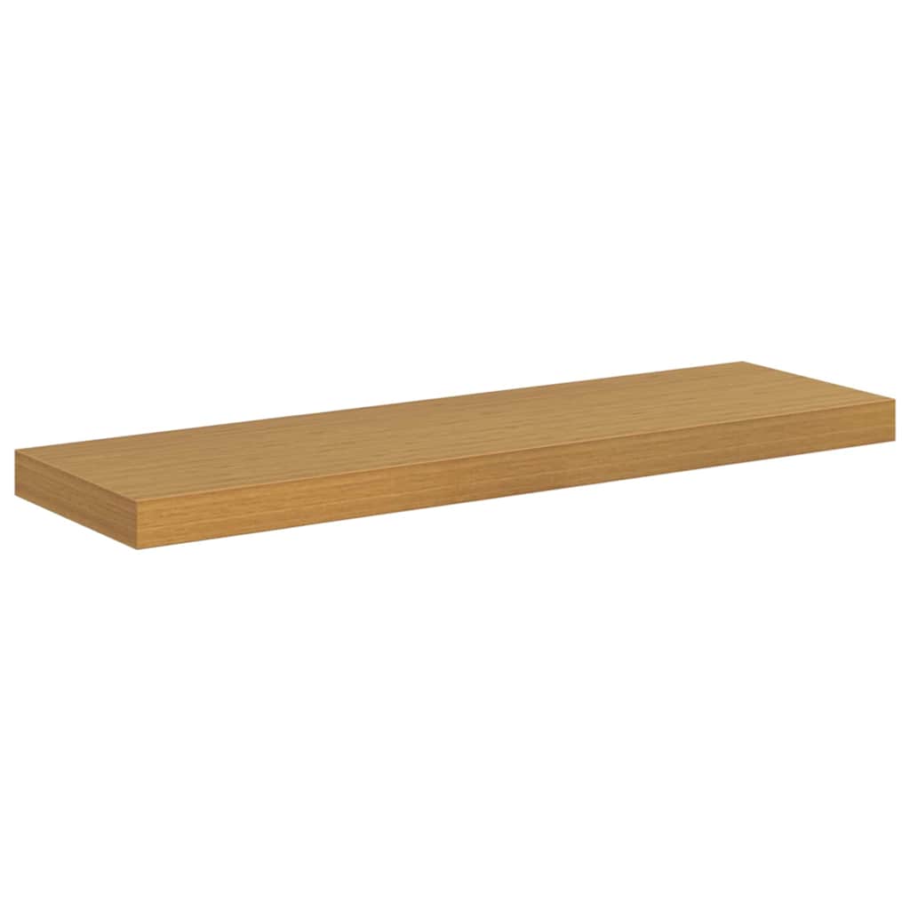 Polica na zidu 2 pcs Bež 80 x 23,5 x 4 cm Konstruirano drvo