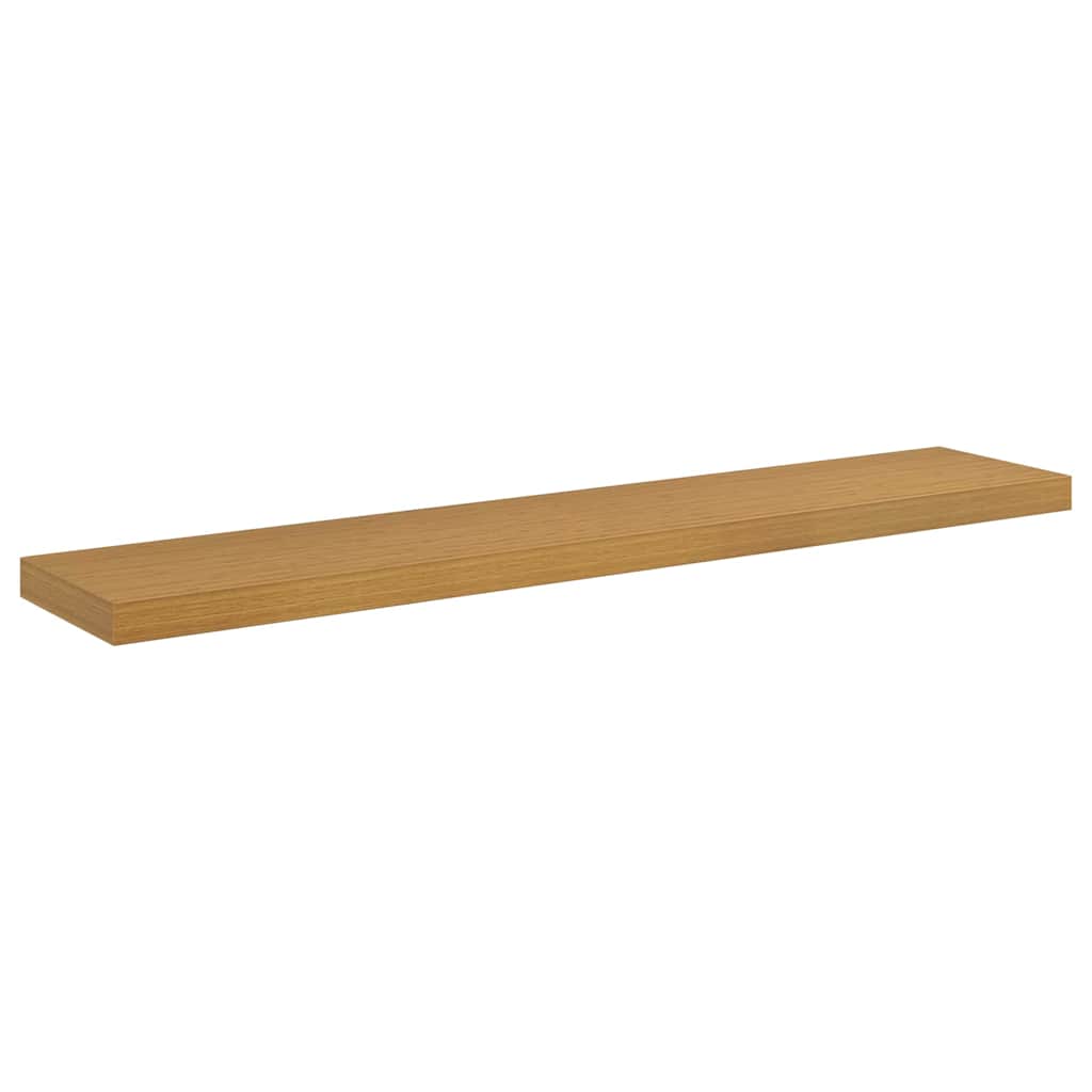 Polica na zidu 4 pcs Bež 120 x 23,5 x 4 cm Konstruirano drvo