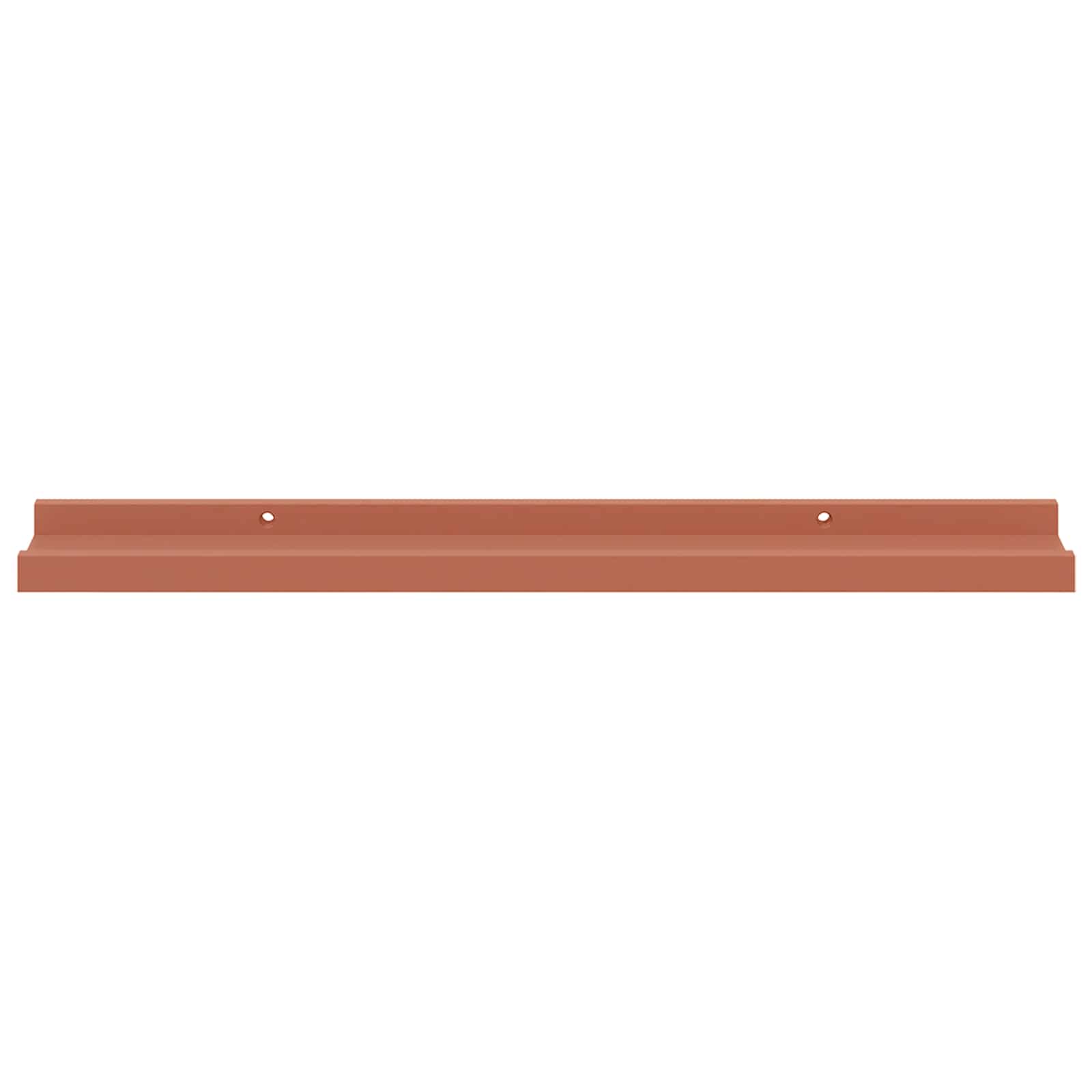Polica na zidu 2 pcs Crvena 60 x 9 x 3 cm Konstruirano drvo