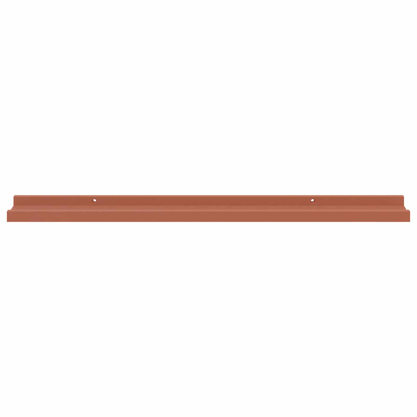 Polica na zidu 2 pcs Crvena 80 x 9 x 3 cm Konstruirano drvo