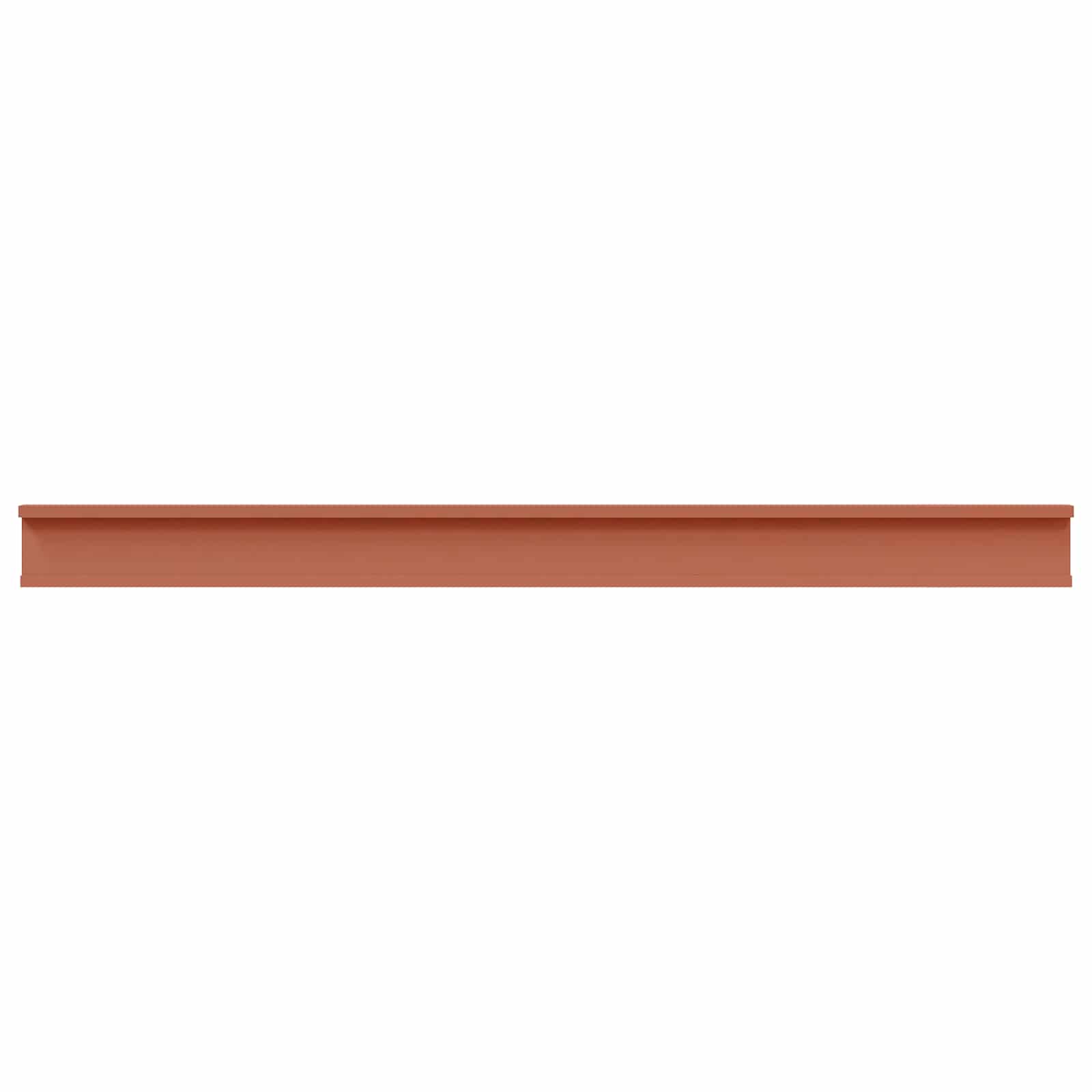 Polica na zidu 2 pcs Crvena 115 x 9 x 3 cm Konstruirano drvo