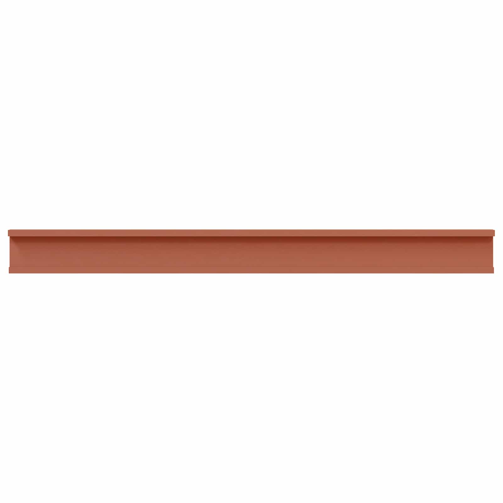 Polica na zidu 4 pcs Crvena 100 x 9 x 3 cm Konstruirano drvo