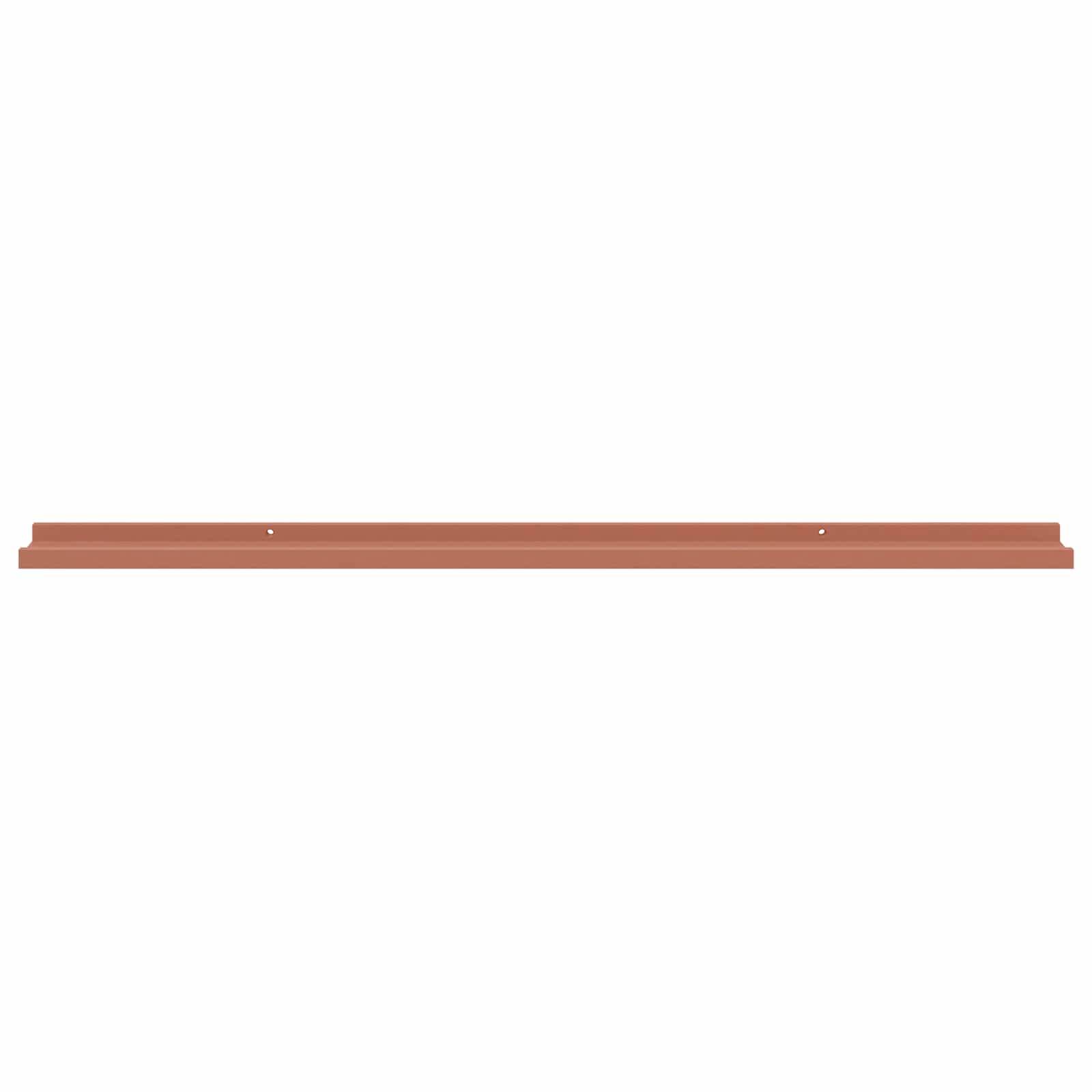 Polica na zidu 4 pcs Crvena 115 x 9 x 3 cm Konstruirano drvo