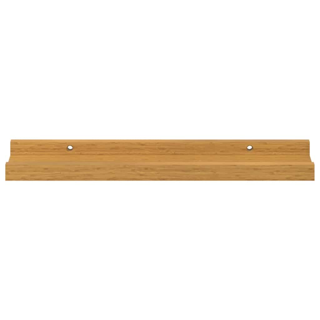 Polica na zidu Zidne 2 pcs Bež 40 x 9 x 3 cm Konstruirano drvo
