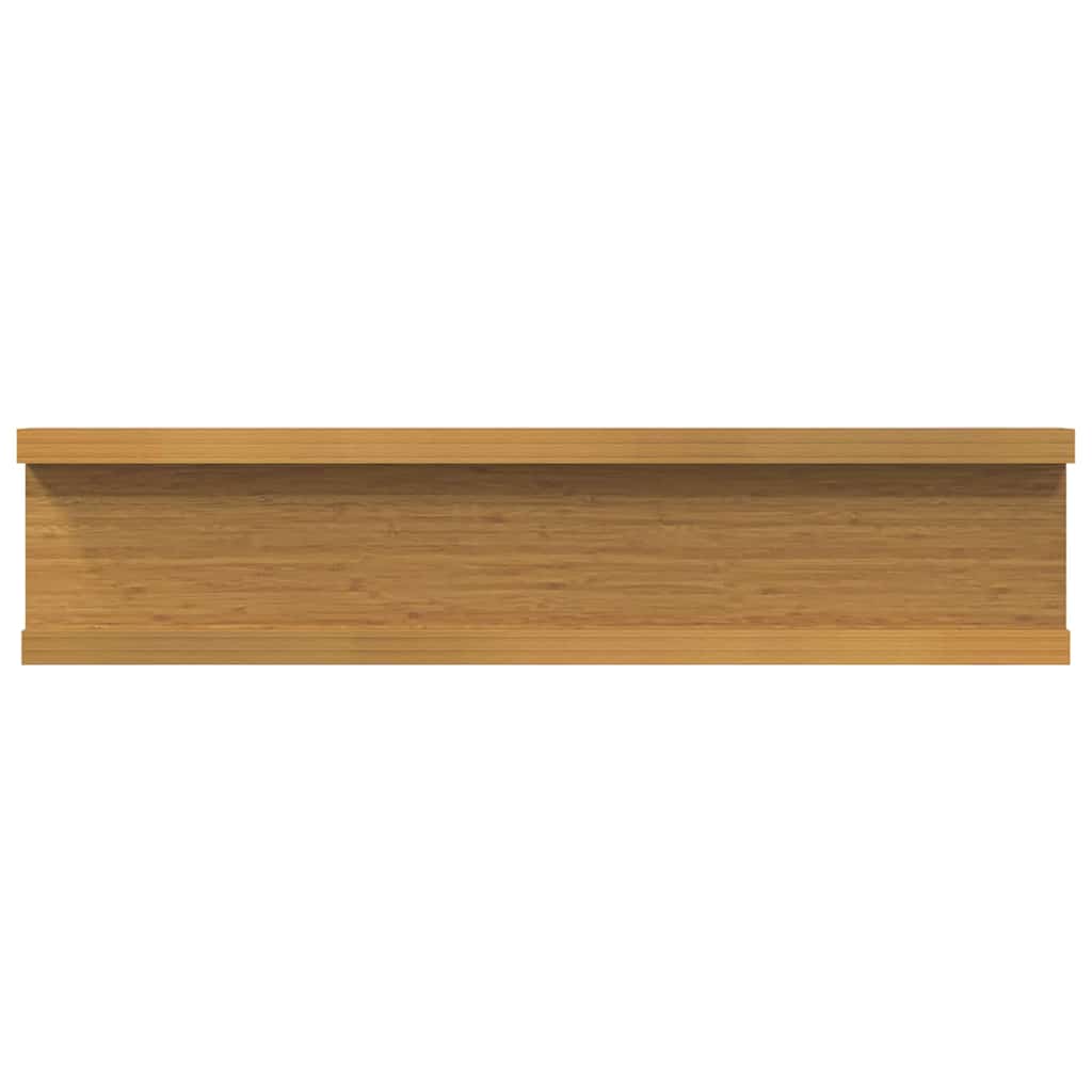 Polica na zidu Zidne 2 pcs Bež 40 x 9 x 3 cm Konstruirano drvo