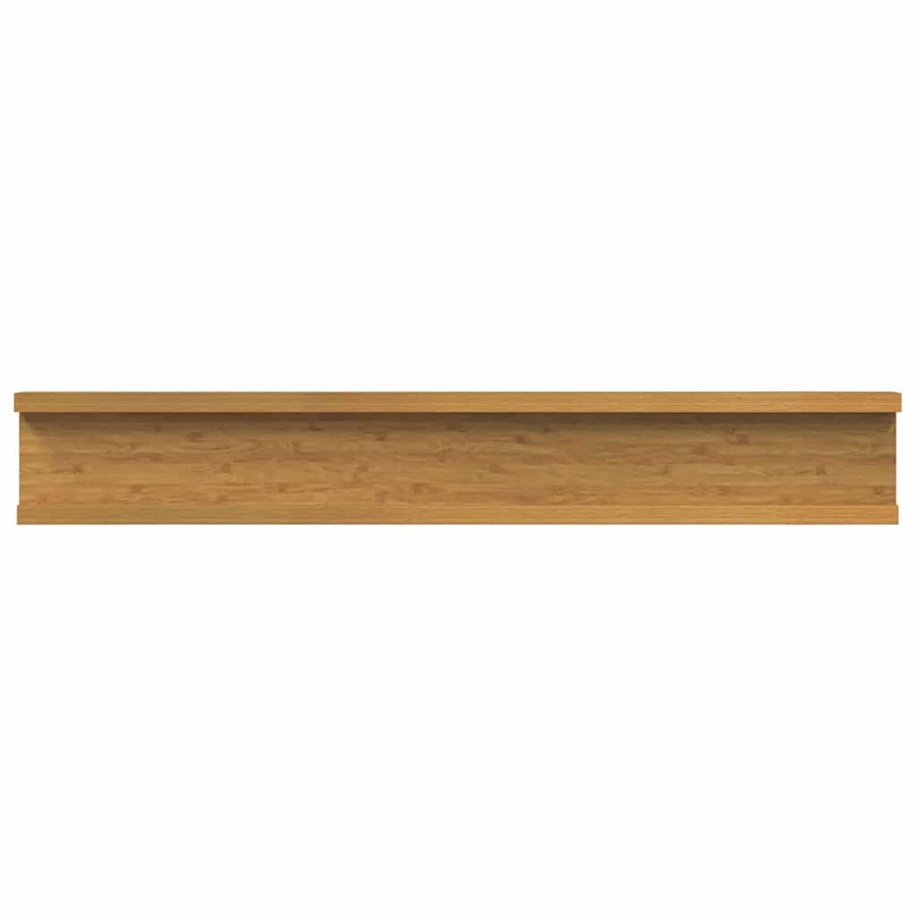 Polica na zidu Zidne 2 pcs Bež 60 x 9 x 3 cm Konstruirano drvo