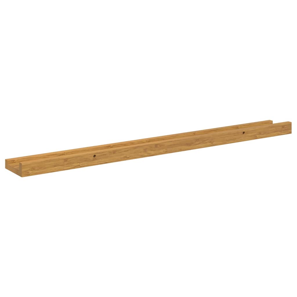 Polica na zidu Zidne 2 pcs Bež 80 x 9 x 3 cm Konstruirano drvo