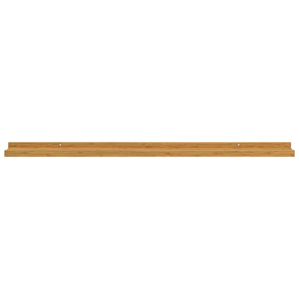Polica na zidu Zidne 2 pcs Bež 100 x 9 x 3 cm Konstruirano drvo