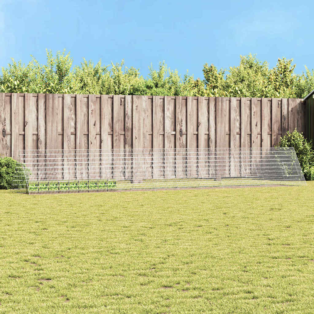 Kavez za zečeve Srebrno 650 x 100 x 85 cm Cinkani čelik