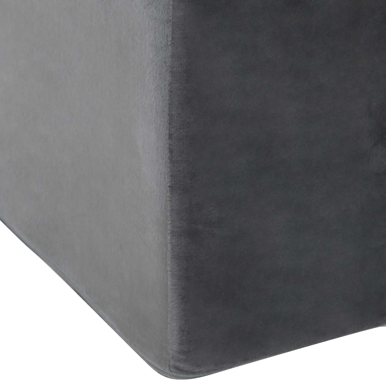Jastučić za noge Siva 68 x 40 x 18 cm PU pjena