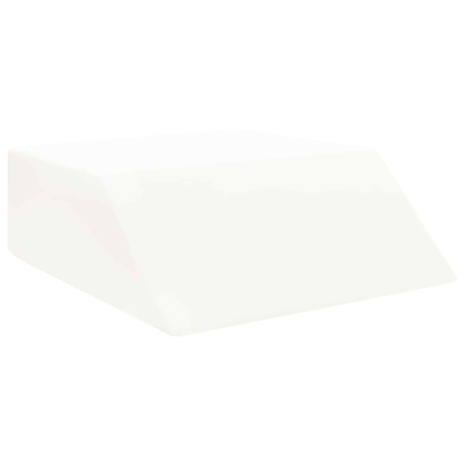 Jastučić za noge Jednobojno Bijelo 63 x 52 x 19,5 cm PU pjena